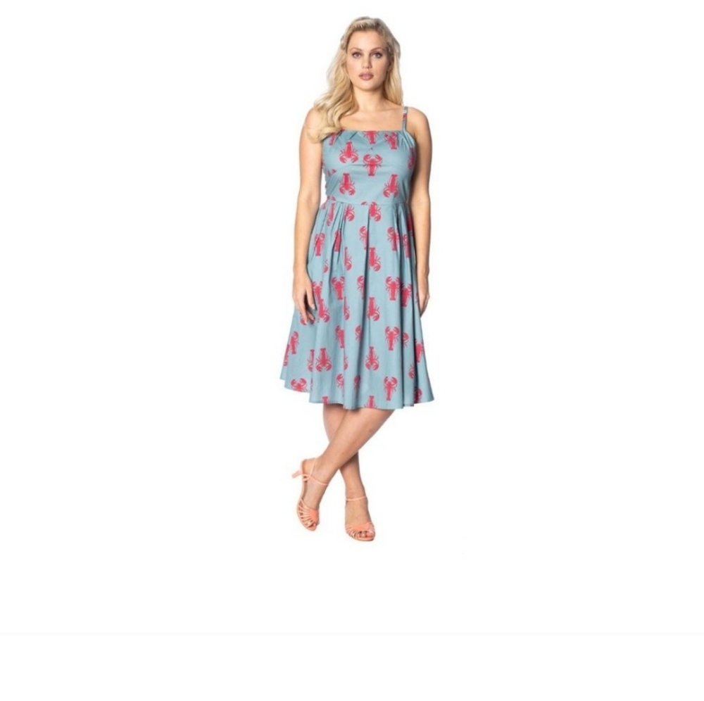 Banned Retro Lobster Pinup Dress VLV